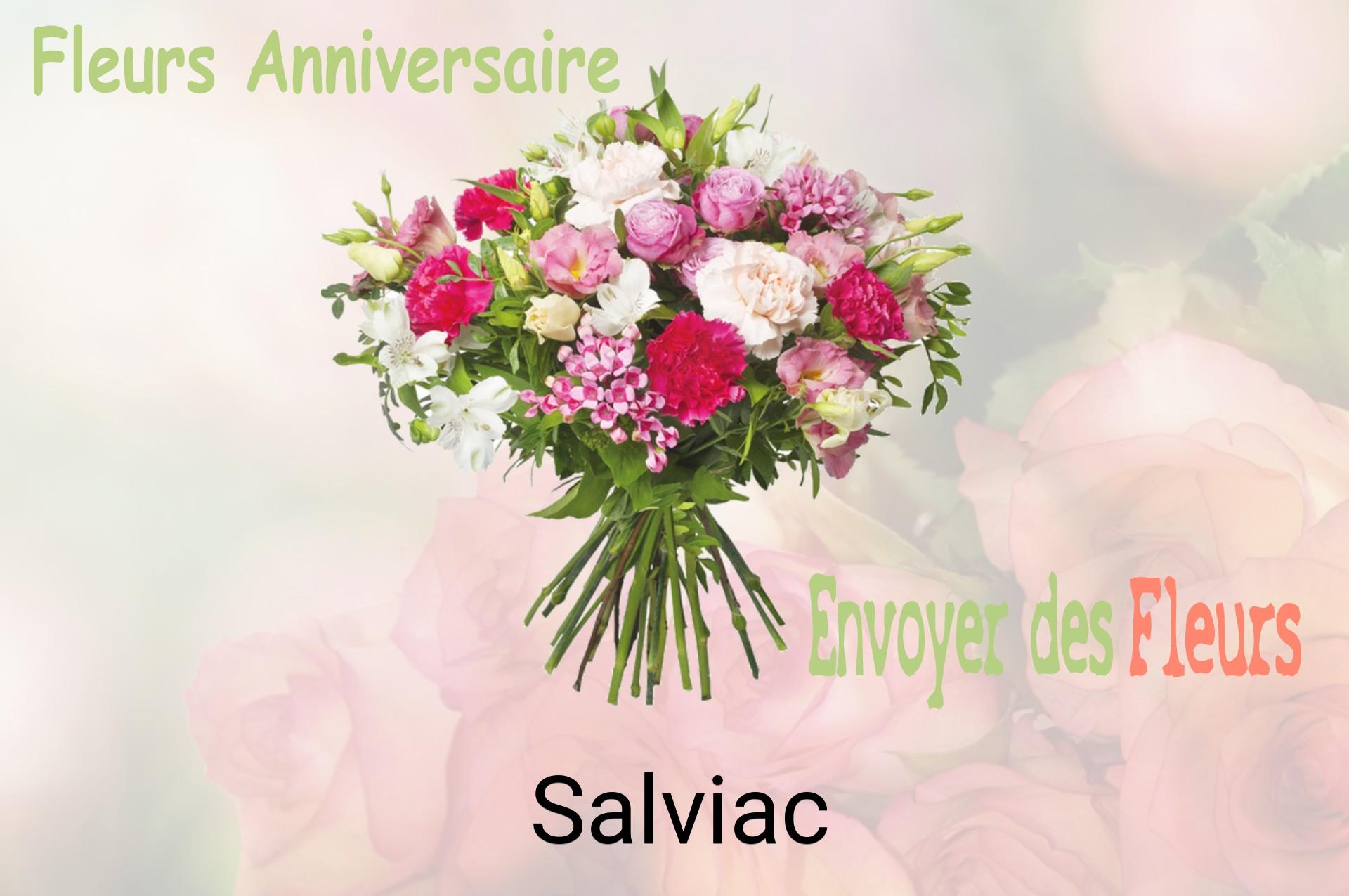 Bouquet de fleurs d’anniversaire livré à Salviac