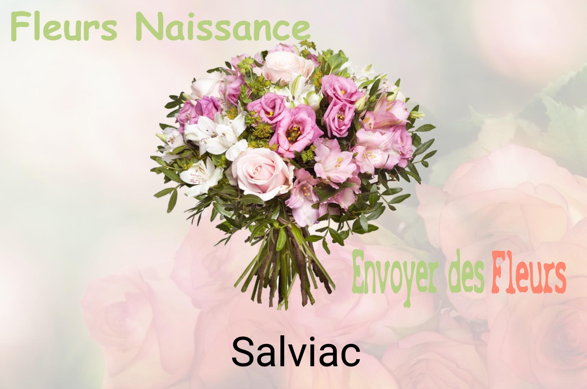 Bouquet de fleurs de naissance livré à Salviac